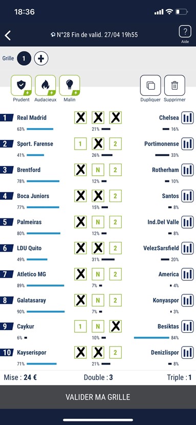 exemple grille loto foot double triple
